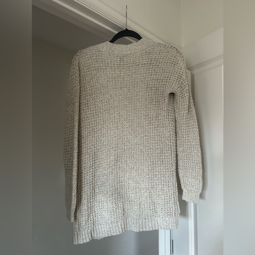 Express women’s XS cream cardigan sweater - Picture 2 of 5